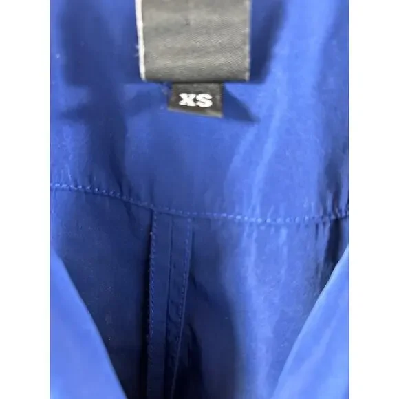 Zero + Maria Cornejo Rae Bomber Tunic Mykonos Blue Size XS - Picture 8 of 8